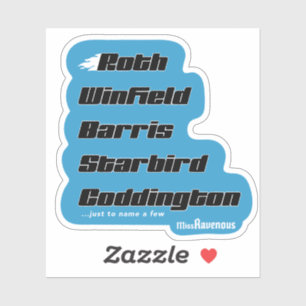 Pegatina Personalizado Familia Vinil Pegatina-Azul