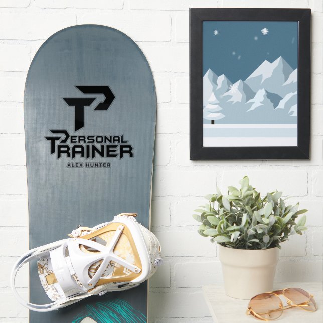 Pegatina Personalizado formador personal (snowboard)