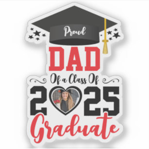 Pegatina Personalizado Foto Orgulloso Graduado Familia Rega