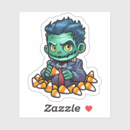 Pegatina Personalizado Frankenstein de Halloween