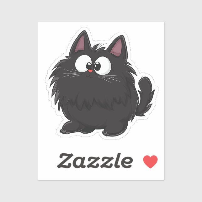 Pegatina Personalizado gato (Hoja)