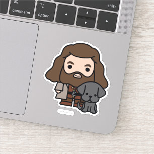 Pegatina Personalizado Hagrid y Fang Character Art