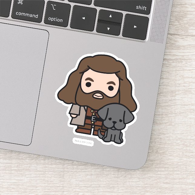Pegatina Personalizado Hagrid y Fang Character Art (Detalle)