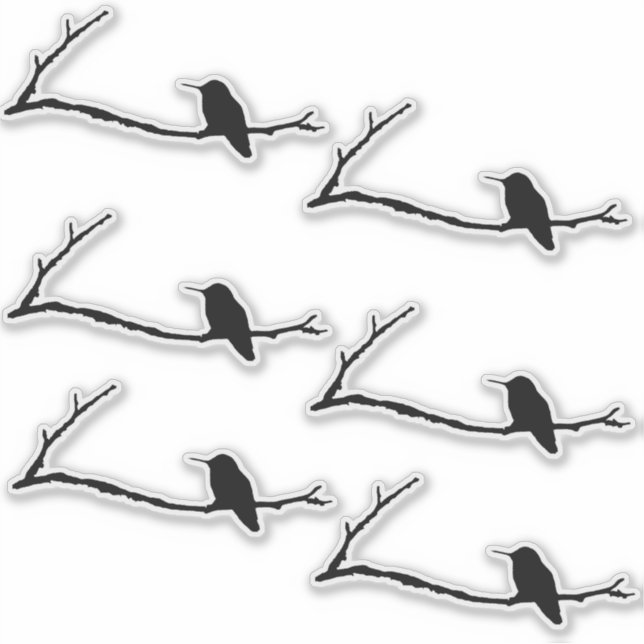 Pegatina personalizado - Hummingbird en la sucursa (Anverso)