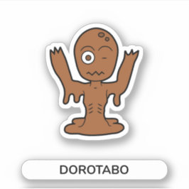 Pegatina Personalizado japonés Mud Yokai Dorotabo
