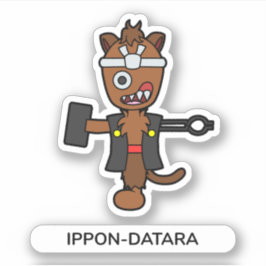 Pegatina Personalizado japonés Yokai Monster Ippon-datara