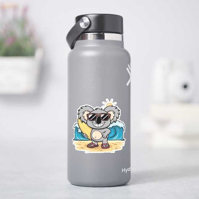 Pegatina Personalizado Koala (hidrofrasco)