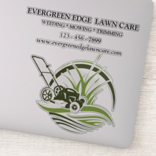 Pegatina Personalizado Lawn Care Vinyl