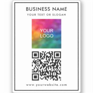 Pegatina Personalizado logotipo comercial Texto Plantilla d