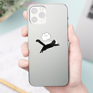 Pegatina personalizado para portátil de silueta de
