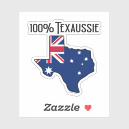 Pegatina personalizado-Pegatina de vinilo de texaussie al 1
