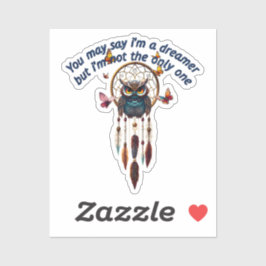 Pegatina Personalizado Personaliza A Búho Boho Hermoso Hipp