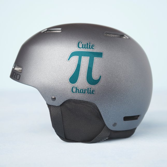 Pegatina Personalizado Pi / Cutie Pi (Lado del casco)