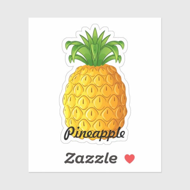 Pegatina Personalizado Pineapple (Hoja)