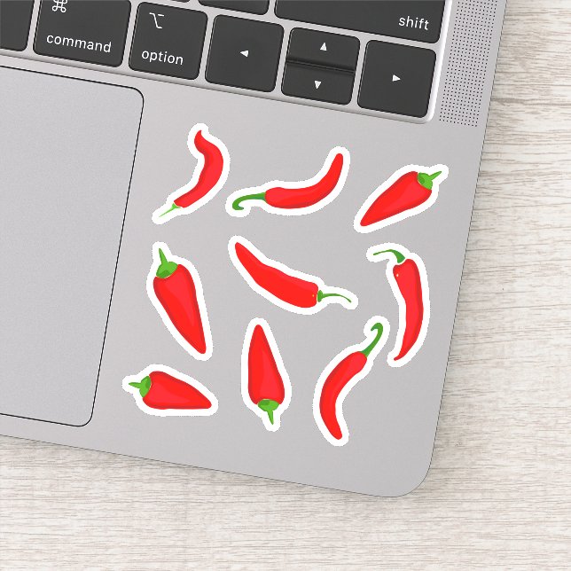 Pegatina Personalizado Red Chili Peppers (Detalle)