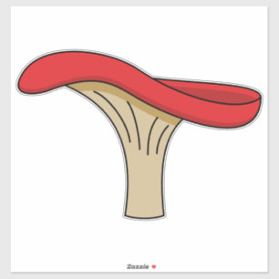 Pegatina Personalizado Red Mushroom