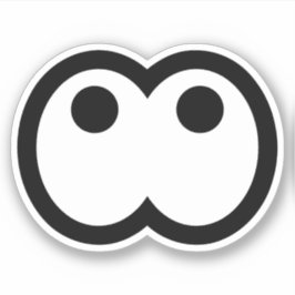 Pegatina Personalizado Silly Eyeball Vinyl