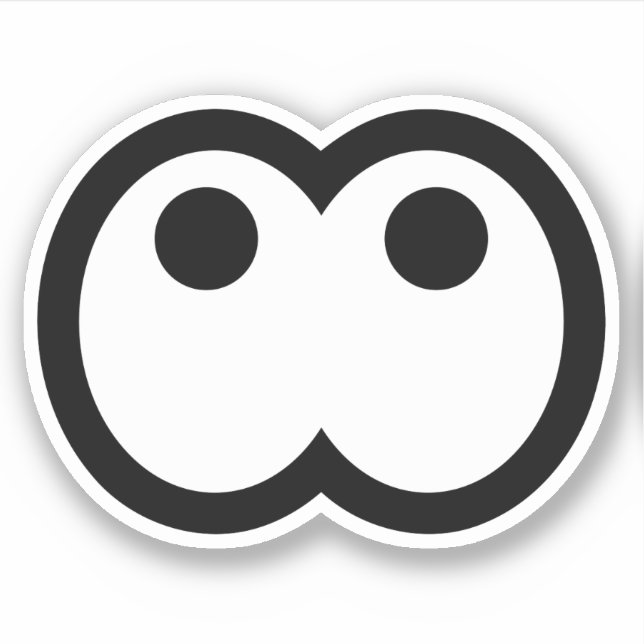 Pegatina Personalizado Silly Eyeball Vinyl (Anverso)