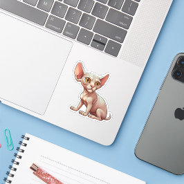Pegatina Personalizado Sphynx Cat