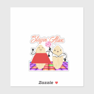 Pegatina personalizado-Stayin'Alive-Scoby-SNF-Viny