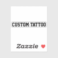 Personalizado Tatuaje Temporal Tus Palabras Fiesta