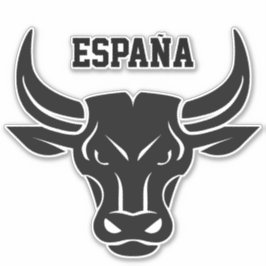 Pegatina Personalizado texto Bull estilizado