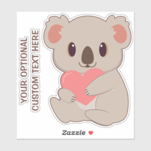 Pegatina Personalizado Textos Amar Koala