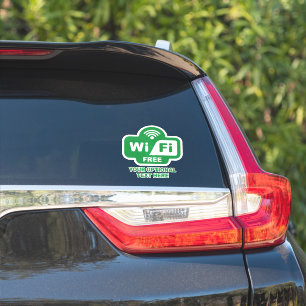 Pegatina Personalizado Textos Wi-Fi gratis