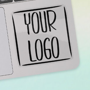 Pegatina Personalizado transparente brillante para su logot