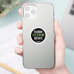 Pegatina personalizado, único, elegante y minimalista hersh