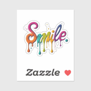 Pegatina Personalizado Vinyl Smile