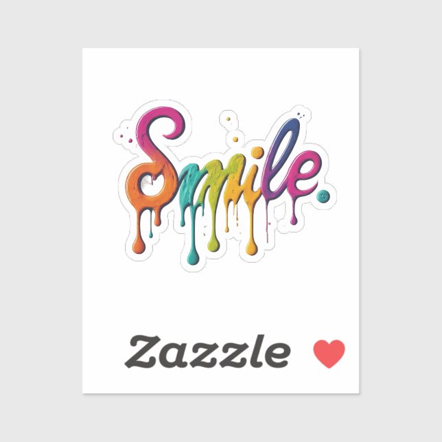 Pegatina Personalizado Vinyl Smile (Hoja)