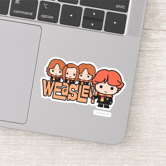 Pegatina Personalizado Weasley Siblilings Gráfico (Detalle)