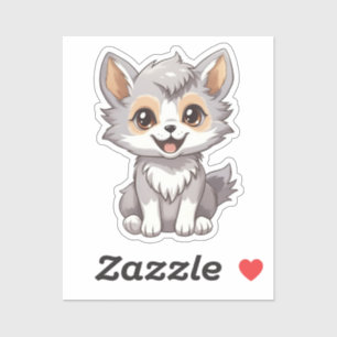 Pegatina Personalizado wolf