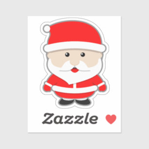 Pegatina Personalizado Xmas Santa Claus