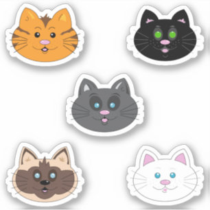 Pegatina Personalizados de los gatos