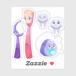 Pegatina Personalizados Dentistas de Higiene Dental