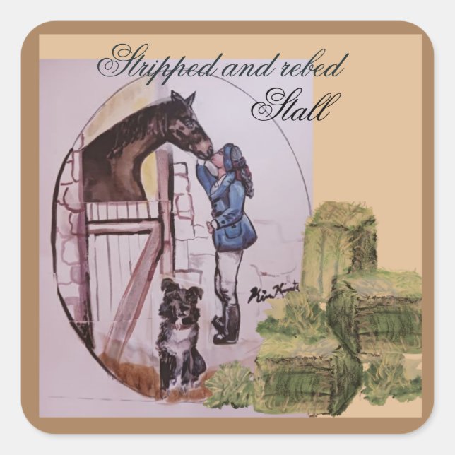 pegatina personalizar para caballos (Anverso)