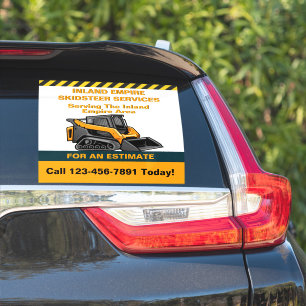 Pegatina Personalizar Skid Steer Para Alquilar Camión Peque