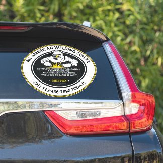 Pegatina Personalizar Welder Welding Business Truck Van