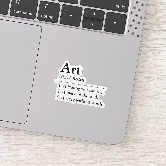Pegatina Personalized Art Dictionary Definition Sticker (Detalle)