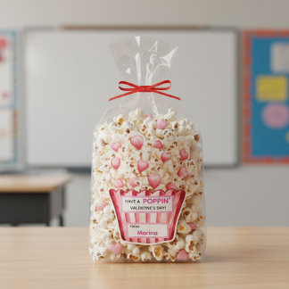Pegatina Personalized “Have a Poppin’ Valentine’s Day”
