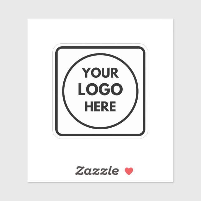 Pegatina Personalized Logo Business Promo QR Code label (Hoja)