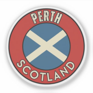 Pegatina Perth, Escocia