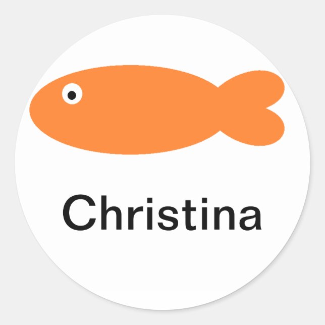 pegatina "Pescado" (Anverso)