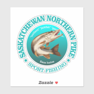 Pegatina Pescado de Saskatchewan