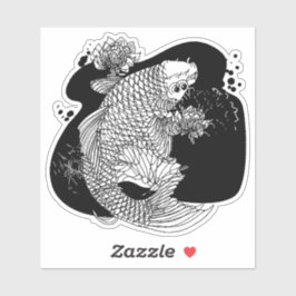 Pegatina Pescado japonés