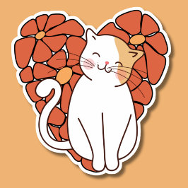 Pegatina Petales y puros impermeables