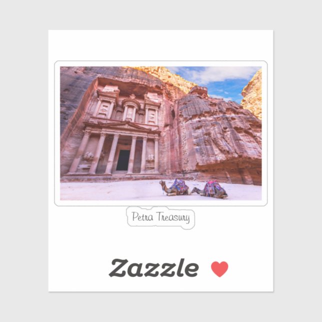 Pegatina Petra Treasury (Hoja)