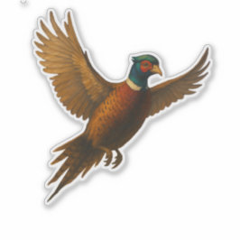 Pegatina Pheasant Cut-out Sticker